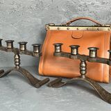 Pair of Art Deco candlesticks from the 1930s by Charles Piguet