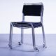 Lot de 4 chaises de salle à manger en cuir Giandomenico Belotti pour Alias