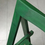 Vintage green folding chair
