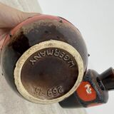 Scheurich West Germany orange vase , 1970s retro vintage