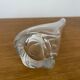 Soliflore vase H27cm signed Cristallerie Lorraine