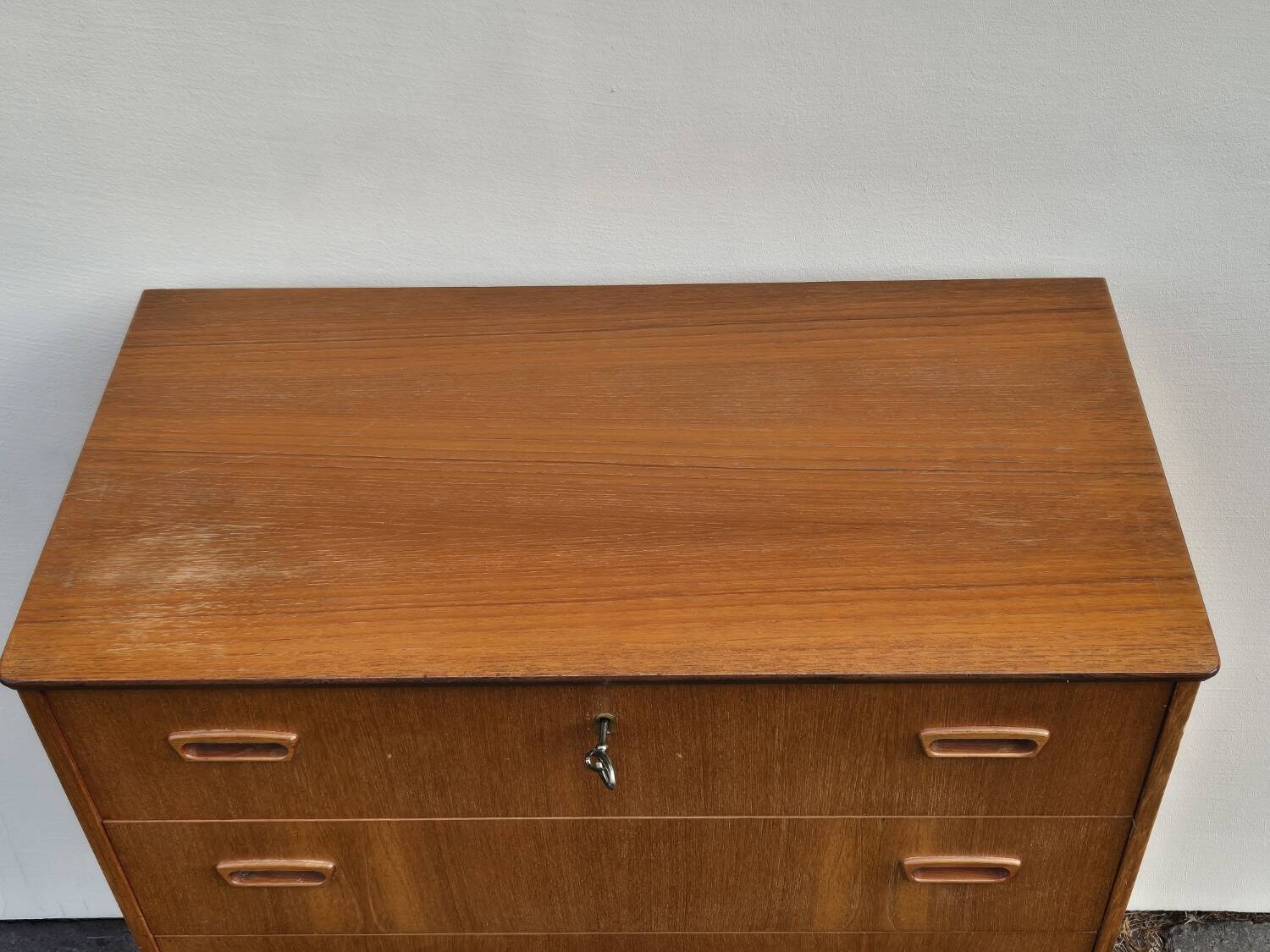 Scandinavian teak chest of drawers, 5 drawers, 1960s