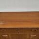 Scandinavian teak chest of drawers, 5 drawers, 1960s