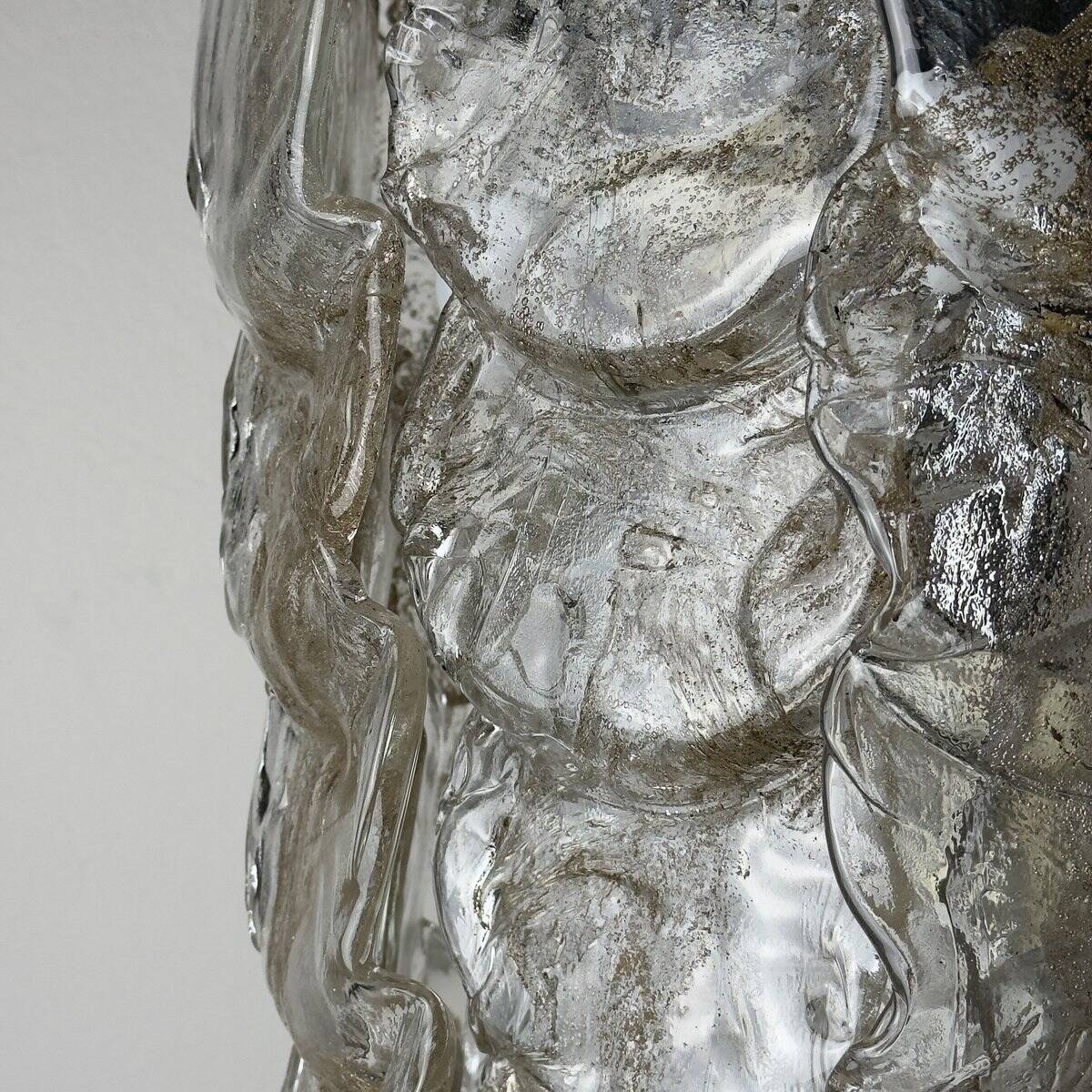 Vintage Murano glass chandelier by Mazzega, Italy 1970s