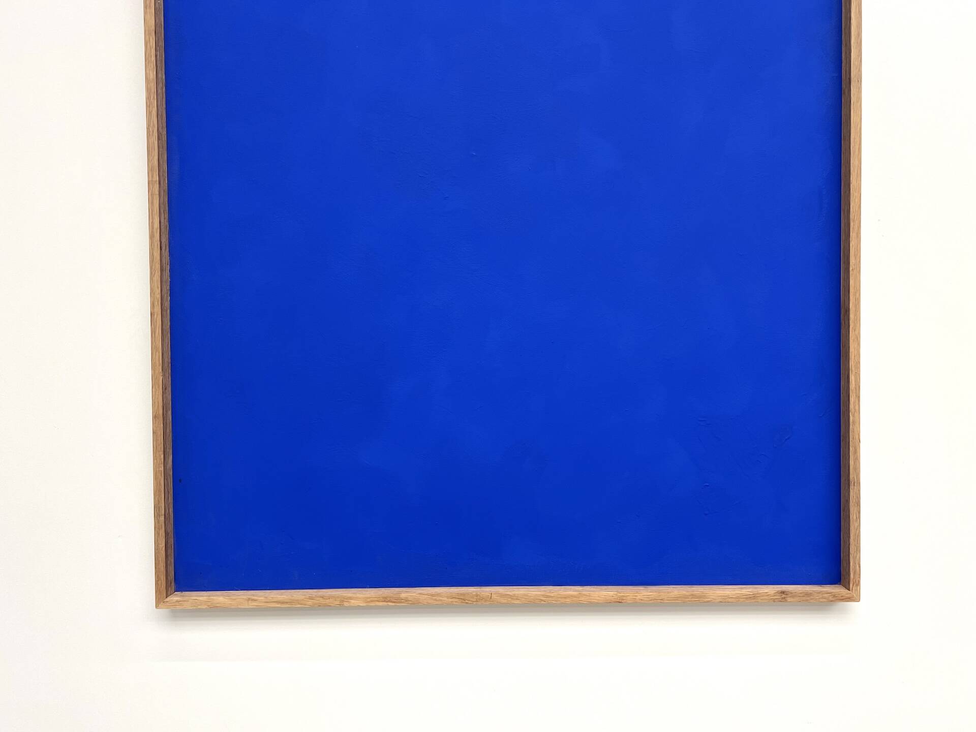 Large Klein blue painting