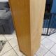1960s office filing cabinet with curtains