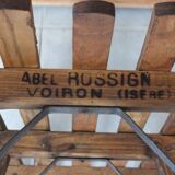 Old wooden toboggan Abel Rossignol