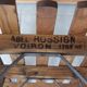 Luge ancienne en bois Abel Rossignol