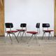 Set Of 4 Friso Kramer For Ahrend De Cirkel “Result” Dining Chairs, The Netherlands 1967