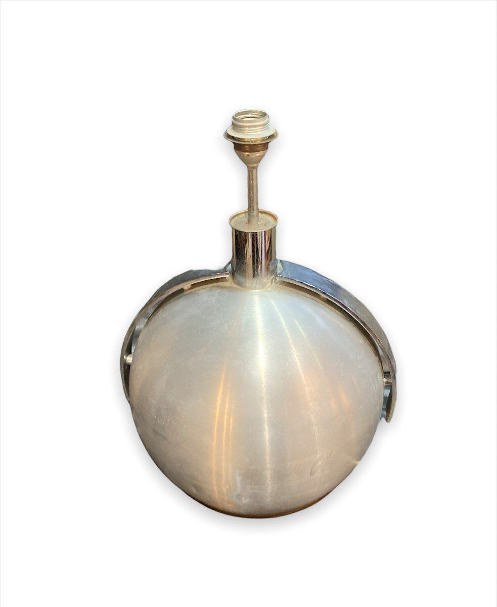 Kappa modernist lamp brushed steel circa 1960-1970 midcentury
