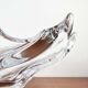 Large Modern Crystal Glass Fruit Bowl from the Mid-Century by Art Vannes, France, 1960s