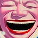 Yue minjun - the astronaut's smile - 60 x 50 cm - reproduction