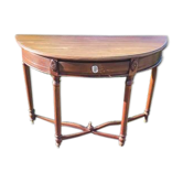 Console made of Honduran mahogany