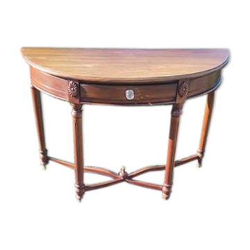 Console made of Honduran mahogany