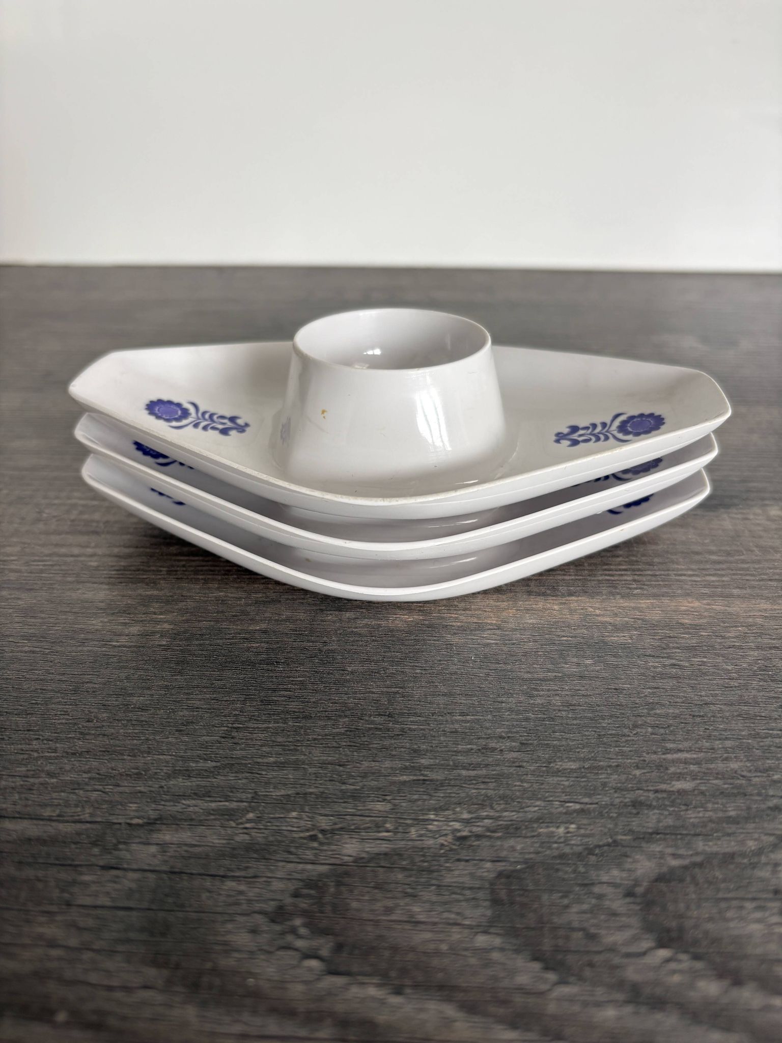 Vintage Kayser West Germany egg cup trio