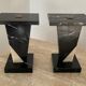 Pair of Art Deco marble bookends
