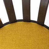 Paire de chaises pivotantes vintage – Design allemand des années 1970 – Hêtre laqué noir