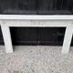 Louis XVI fireplace in Carrara marble, 18th century
