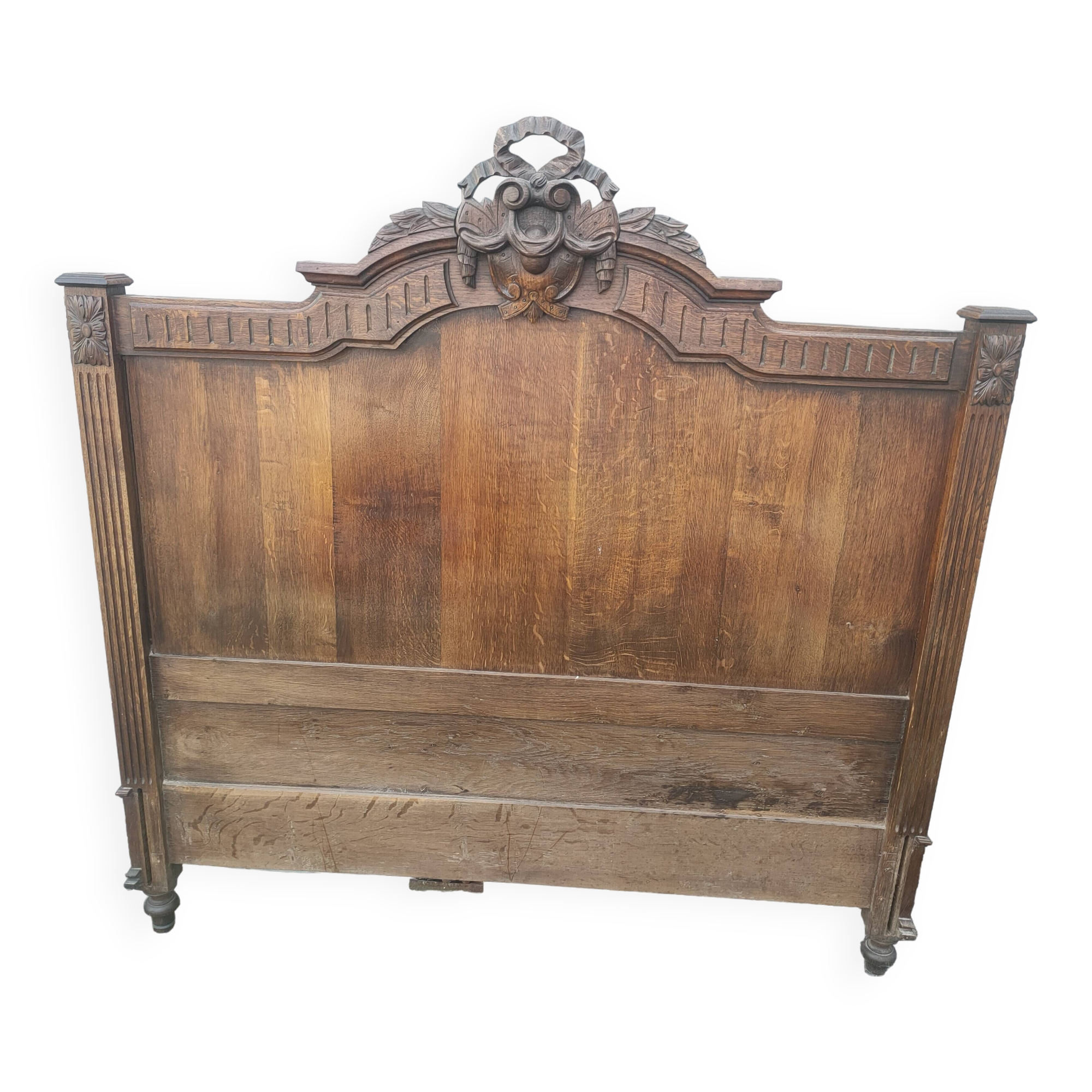 solid oak headboard