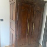 19th century walnut wardrobe