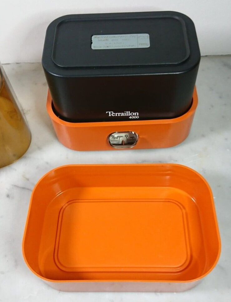 Vintage Terraillon 4000 orange complete kitchen scale