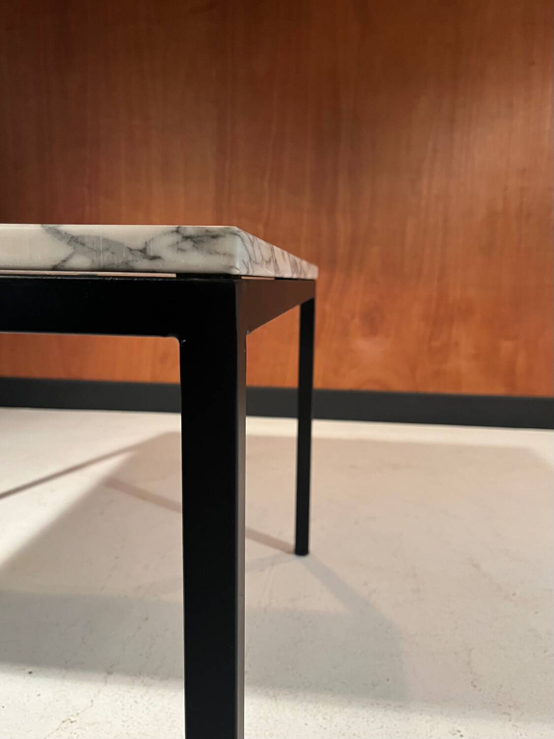 Vintage 1970s Calacatta marble coffee table