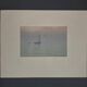 Lithograph by Henri Rivière The Beautiful Land of Brittany - Mist at Sea