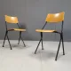 Post modern plywood dining chairs, 1970s