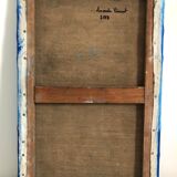 Blue abstract painting