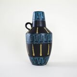 Ceramic vase, German design, 1980s, manufacturer: West Germany