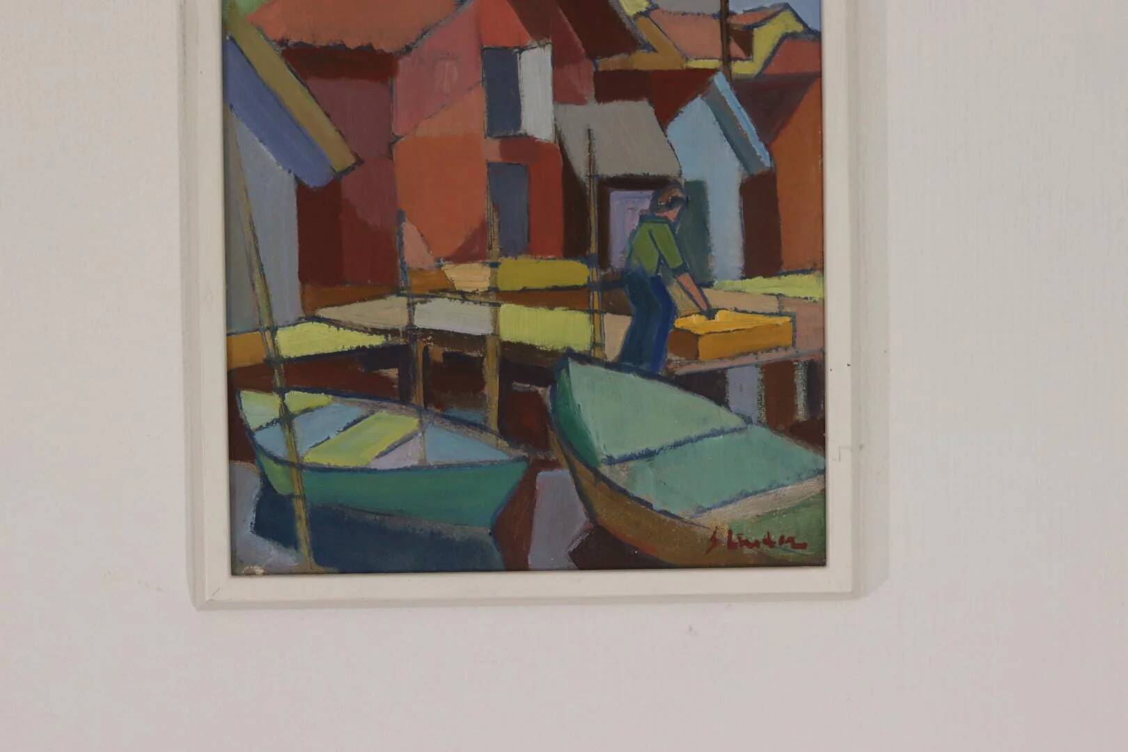 « Maisons et bateaux » de Helge Linden