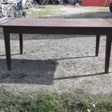 Oak farm table, 2 extensions