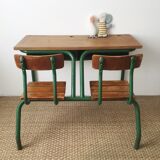 Vintage schoolboy double desk