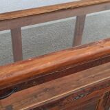 Old wooden display case