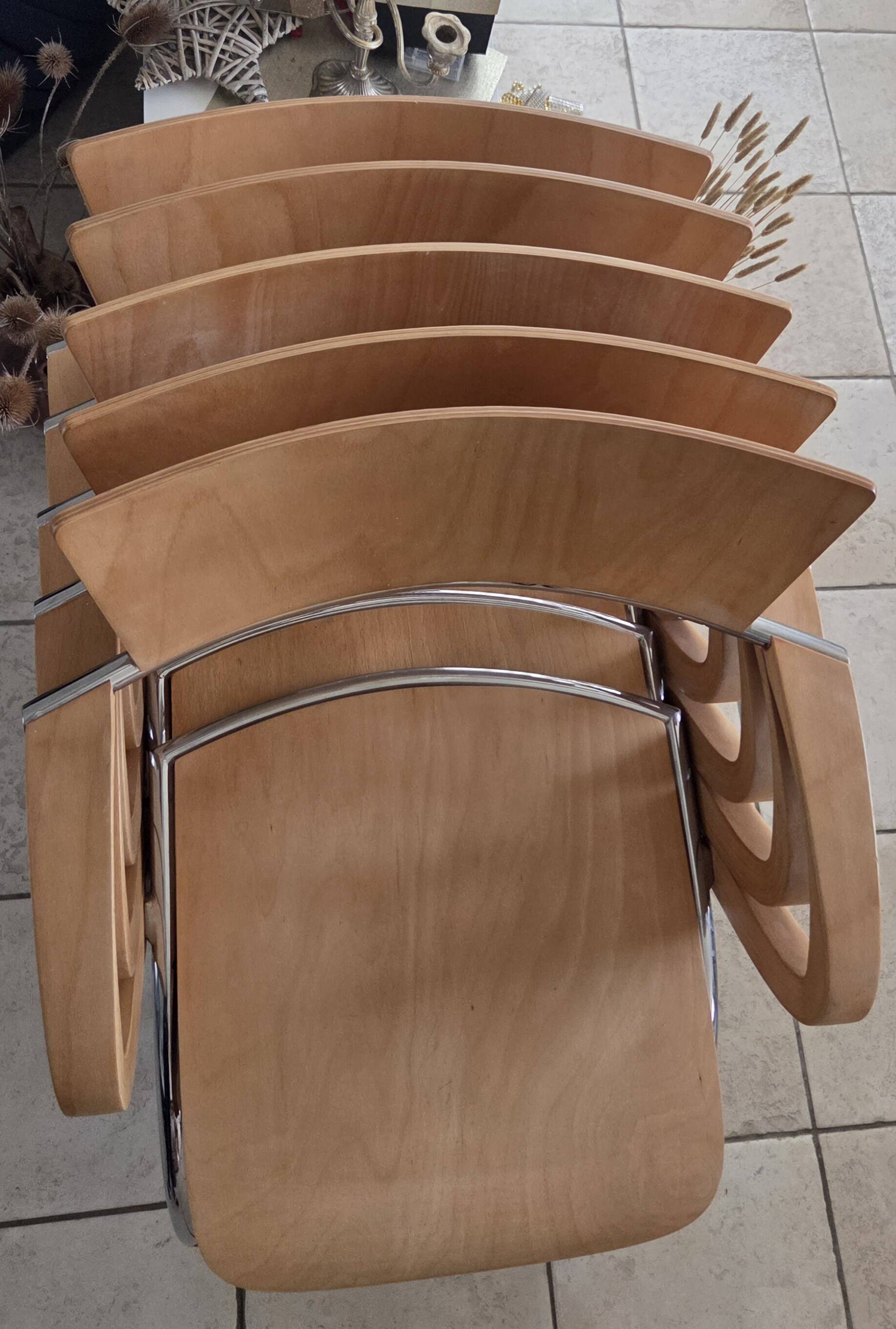 5 chairs model Can Can by Komplot Design for Brunner, 1993