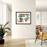 Original and unique hand-painted abstract painting