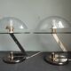 Lampes de table en verre Murano vintage