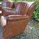 Chaises longues en cuir, design danois. Style urbain moderne.