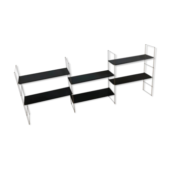 String metal and brass shelf 1960