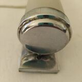 Applied chrome wall and frosted glass tube around 1930