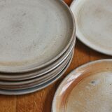Flat plates in sandstone from the vintage 70s marsh