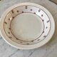 Hollow dish Digoin Sarreguemines model "Andrée" small suns 30s