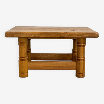 Vintage solid oak coffee table