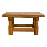 Vintage solid oak coffee table