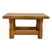 Table basse vinatge en chêne massif