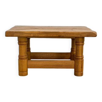 Vintage solid oak coffee table