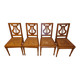 4 chaises lyre Louis XVl cannées