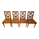 4 chaises lyre Louis XVl cannées