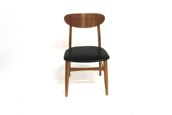 4 chaises scandinaves en teck, Suède, 1960