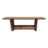Large antique carpenters working table